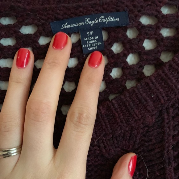 Dark purple american Eagle sweater - Picture 2 of 4